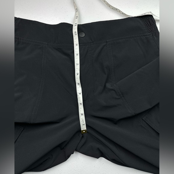 Athleta Pants Womens 8 Petite Black Chelsea Wide Leg Utility Cargo Stretch Flare - Picture 9 of 11